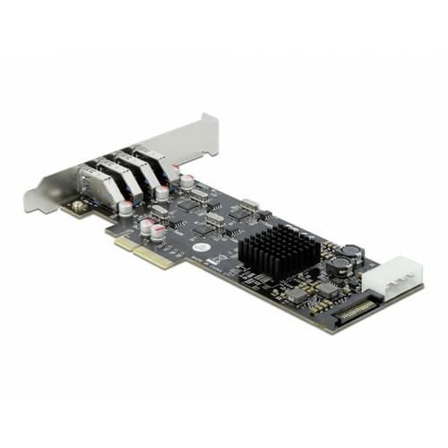 Delock DELOCK PCI Express x4 Karte - 4x extern PCI-Express Karte PCIe