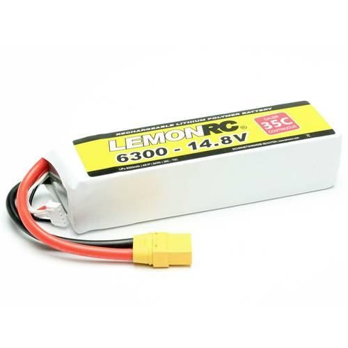 LemonRC Modellbau-Akkupack (LiPo) 14.8 V 6300 mAh Zellen-Zahl: 4 35 C Softcase XT90