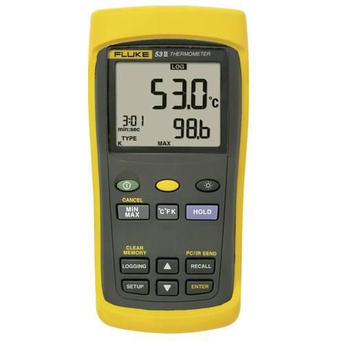 Fluke 53 II B Temperatur-Messgerät -250 - +1767 °C Fühler-Typ J, K, T, E, R, S, N