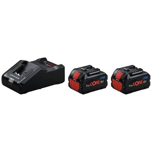 Bosch Professional 2 x ProCORE18V 8.0Ah + GAL 18V-160 1600A02T5P Werkzeug-Akku und Ladegerät