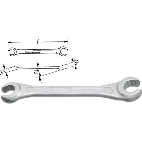 Hazet 612-24X27 612 Offener Doppelringschlüssel Schlüsselweite (Metrisch) 24 - 27 mm