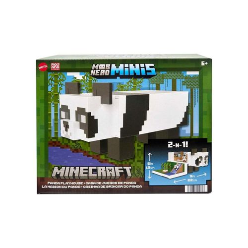 Mattel HLL25 - Minecraft - Mob Head Minis - Panda 2 in 1 Spielset
