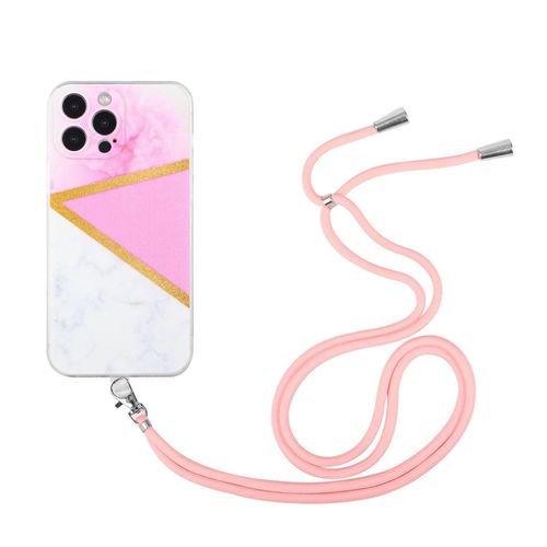 Hülle Handy Schutz für Apple iPhone 12 Pro Handykette Case Cover Bumper Etuis