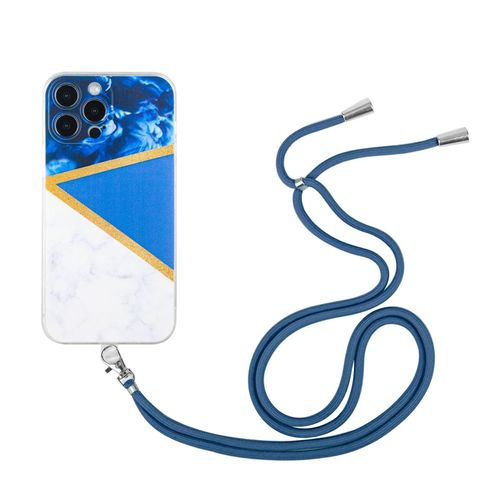 Hülle Handy Schutz für Apple iPhone 12 Pro Handykette Case Cover Bumper Etuis