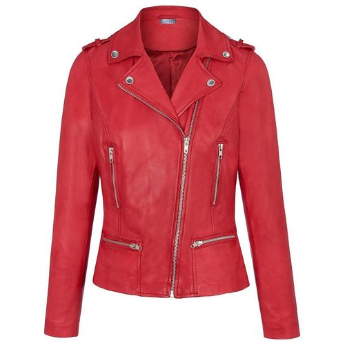 Lederjacke aus Lammnappaleder MYBC rot