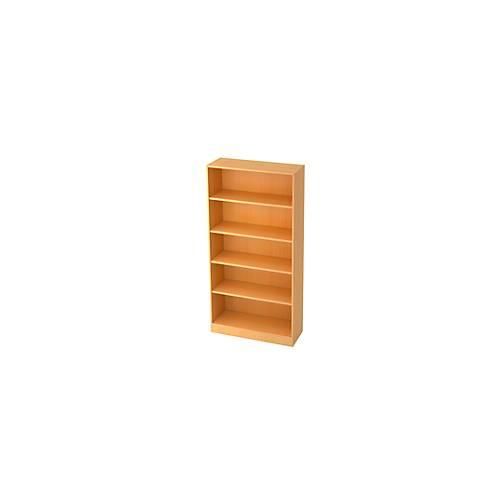 Regal 5 OH, B 1000 x T 400 x H 2004 mm, Buche-Dekor