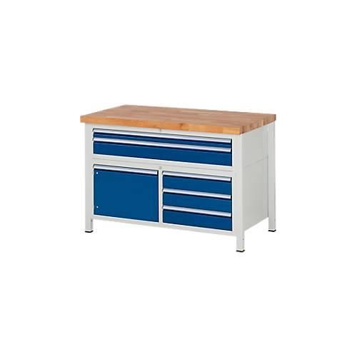 Werkbank Serie 8922, B 1250 x T 700 x H 840 mm