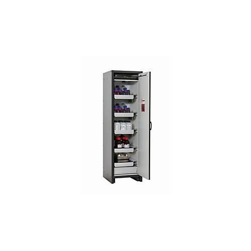 Sicherheitsschrank Typ 30 asecos Q-CLASSIC-30, Flügeltür, Anschlag rechts, Front Sicherheitsgelb, B 564 x T 620 x H 1947 mm