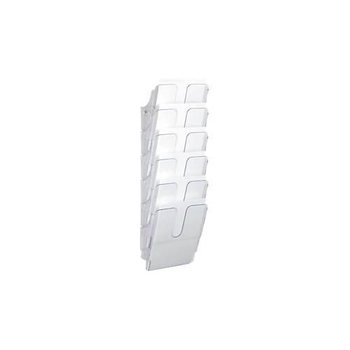 Durable Prospektspender Flexiplus 6, 6 Spender, A4, hoch, transparent