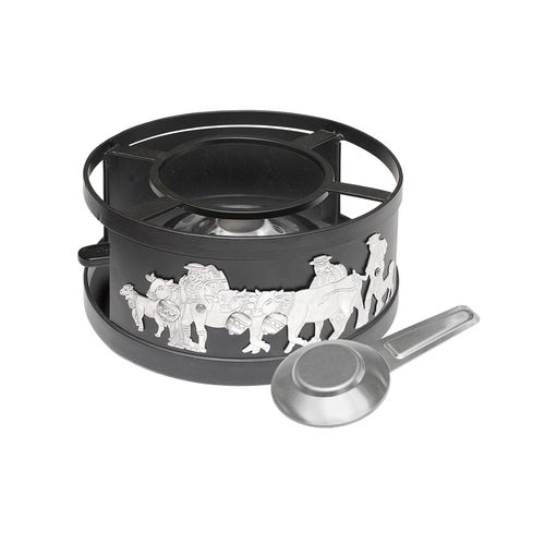 Fondue »Heidi Cheese Line Rechaud Appenzell Silberfarben«