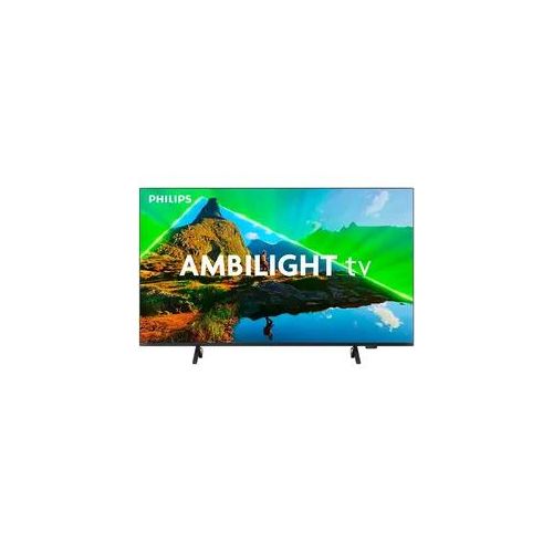 E (A bis G) PHILIPS LED-Fernseher Fernseher Gr. 85, schwarz