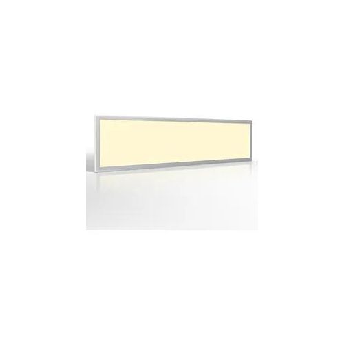 LED Panel 120x30cm 40W Rahmen silber - Lichtfarbe: Warmweiß 3000K