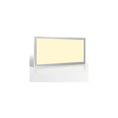 LED Panel 60x30cm 24W Rahmen silbern - Lichtfarbe: Warmweiß 3000K