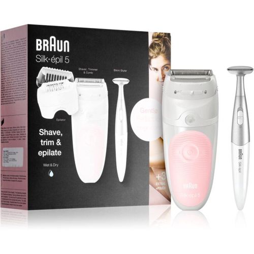 Braun Silk-épil 5 S5820 Epilator + Bikinizonen-Styler