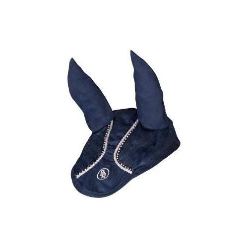 BR Fliegenhaube Glamour Chic Diamantsteine navy