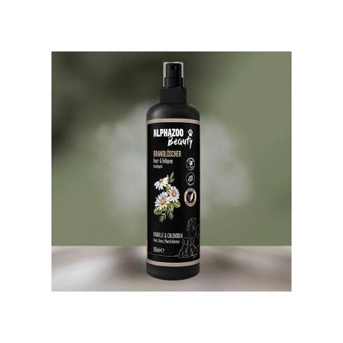 ALPHAZOO Brandlöscher- Juckreiz-Spray, Fellpflege-Spray für Hunde, Katzen, Haus- und Hoftiere 500 ml