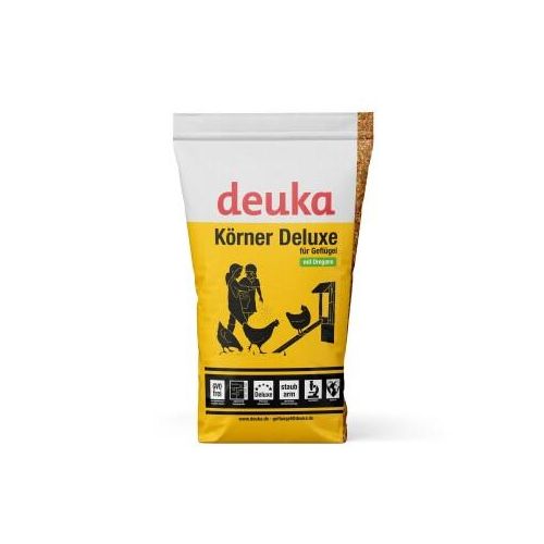 deuka Körner Deluxe - Geflügel Premiumkörnermischung - 15 kg - mit Oregano