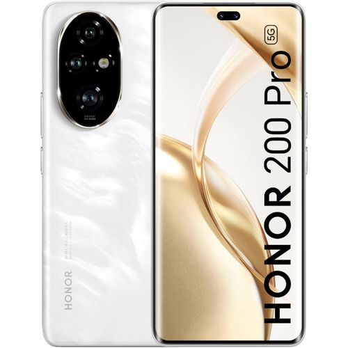 HONOR Smartphone "HONOR 200 Pro" Mobiltelefone Gr. 512 GB, weiß