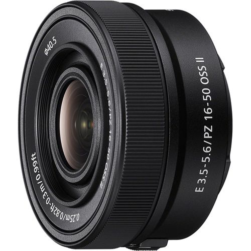 SONY Zoomobjektiv "E PZ 16-50mm F3.5-5.6 OSS II" Objektive schwarz