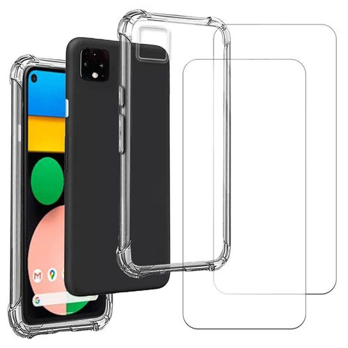 Hülle Pixel 4 und 2 schutzfolien - TPU - Transparent