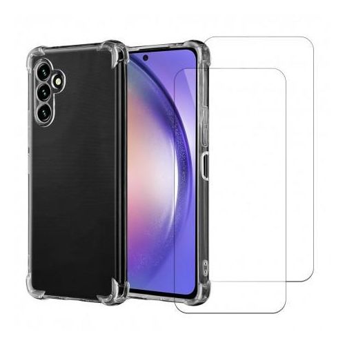 Hülle Galaxy A54 und 2 schutzfolien - TPU - Transparent