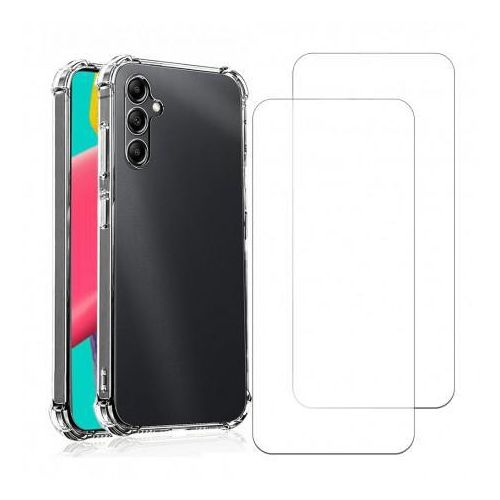 Hülle Galaxy A14 und 2 schutzfolien - TPU - Transparent