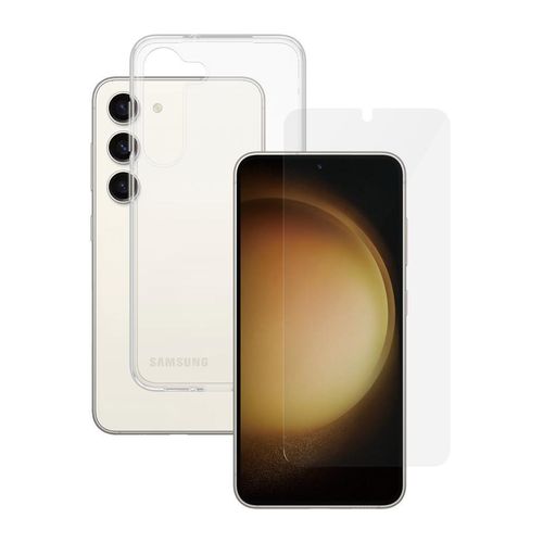 Hülle 360 Galaxy S23 und schutzfolie - TPU - Transparent