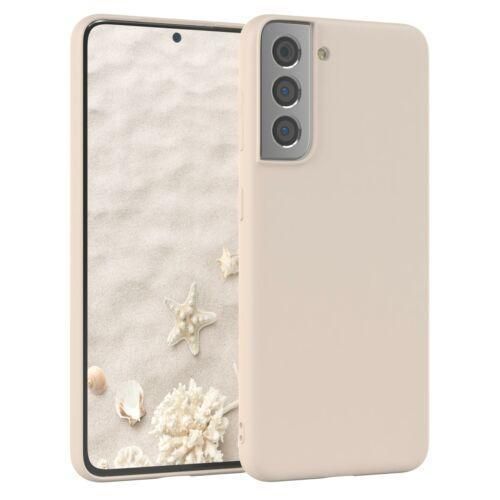 Hülle Galaxy S21 - Silikon - Beige