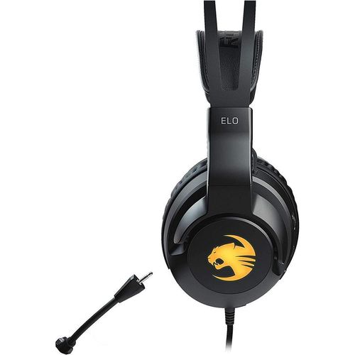 Roccat Elo 7.1 Kopfhörer Noise cancelling gaming mit kabel mit Mikrofon - Schwarz