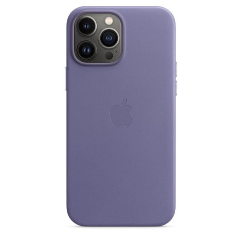 Apple-Hülle iPhone 13 Pro Max - Magsafe - Leder Violett