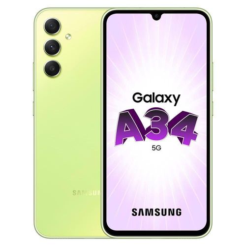 Galaxy A34 256GB - Kalk - Ohne Vertrag - Dual-SIM