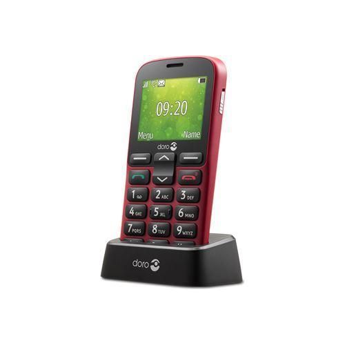 Doro 1380 4GB - Rot - Ohne Vertrag - Dual-SIM