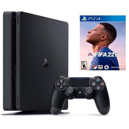 PlayStation 4 Slim 500GB - Schwarz + FIFA 22