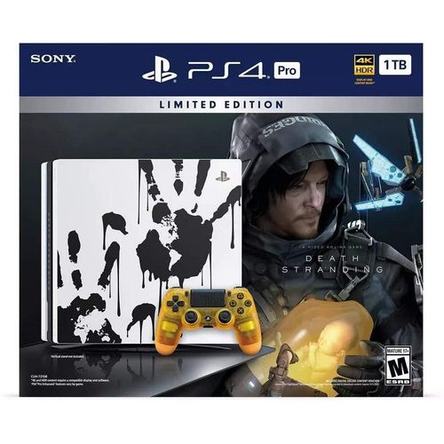 PlayStation 4 Pro 1000GB - Weiß - Limited Edition Death Stranding + Death Stranding