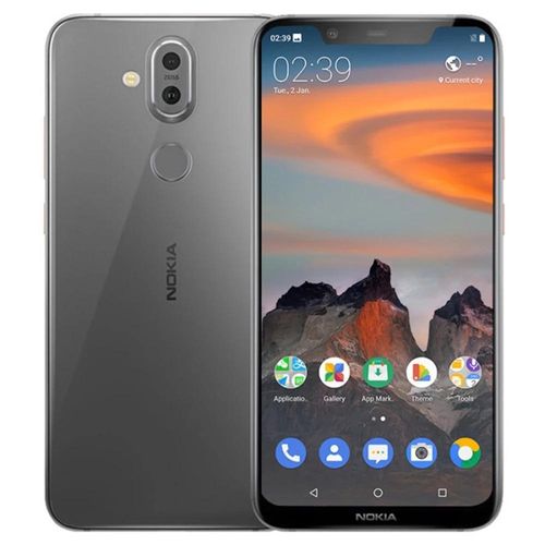 Nokia 8.1 (Nokia X7) 64GB - Silber - Ohne Vertrag - Dual-SIM