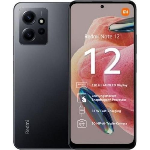 Xiaomi Redmi Note 12 64GB - Schwarz - Ohne Vertrag