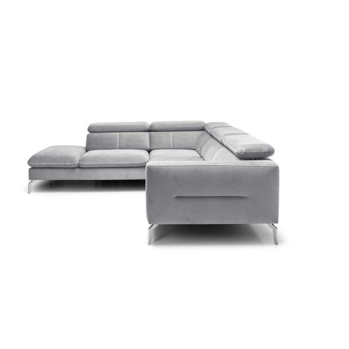 Ecksofa AREZZA Breite 280 cm Verstellbare Kopfstützen