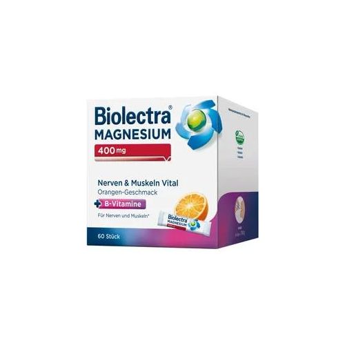 Biolectra MAGNESIUM 400 mg Nerven & Muskeln Vital Orange