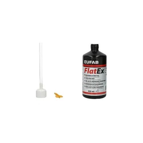 EUFAB Nachfüllflasche für Reifenreparaturset (450 ml) Reifen-Dichtungs-Set 21069