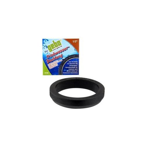 GEBO-Gummiformring 1/2'' aus EPDM - zum Umrüsten auf Trinkwasseranwendung bis 25°C