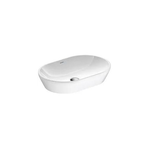 Aufsatz-Waschtisch Duravit D-Neo 600 x 125 x 400 mm, ohne Überlauf, ohne Hahnloch, weiß - 2372600070