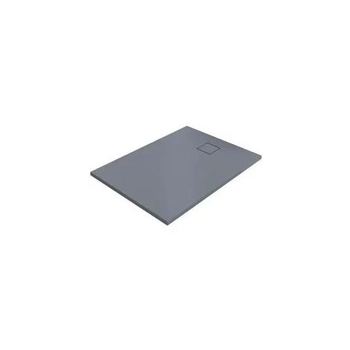 Duschwanne Hüppe EasyFlat 1800 x 52 x 800 mm, Mineralguss, Ablauf kurze Seite, grau matt - EF0227026