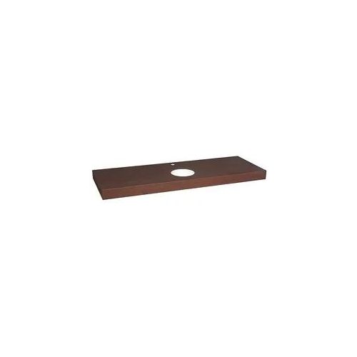 Konsole ELENG Wenge natur lackiert 1 xWT-Ausschnitt 1x Hahnloch 1400 x 80 x 510 mm - 93 955 84