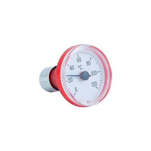 Thermometer mit Steckvorrichtung - Skala rot