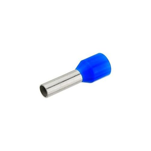 Aderendhülsen blau isoliert - 2,5 mm2 - 8 x 14 mm - nach DIN 46228/4 - Beutel 100 Stück