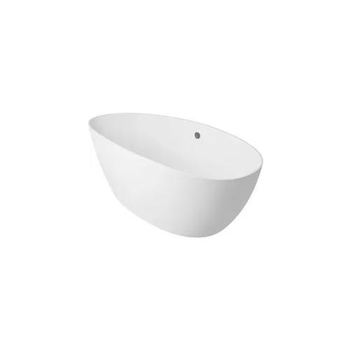 Badewanne EBBA 1700 x 620 x 770 mm Überlauf rechts, Inhalt 250 l, Mineralguss, weiß - 93 045 60