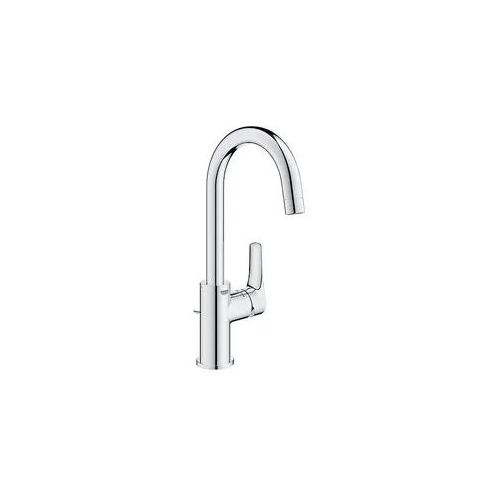 Waschtischmischer Grohe Eurosmart L-Size, Ausladung 140 mm mit Ablaufgarnitur, chrom - 23537003