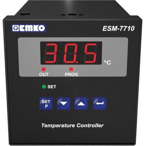 Emko ESM-7710.5.03.0.1/01.00/2.0.0.0 2-Punkt-Regler Temperaturregler Pt100 -50 bis 400 °C Relais 7 A (L x B x H) 95 x 72 x 72 mm