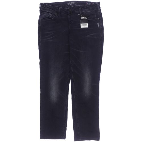 Silver Jeans Damen Jeans, marineblau, Gr. 31