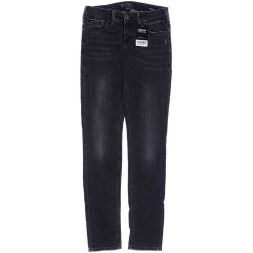 Silver Jeans Damen Jeans, schwarz, Gr. 27